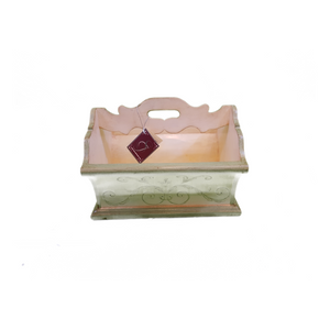 Hand Paint Letter Holder- French Scroll