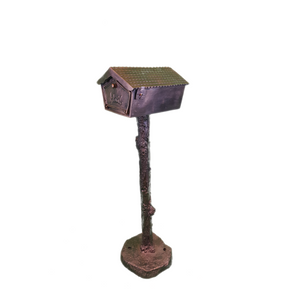 Bronze Color Statue - Mail Box