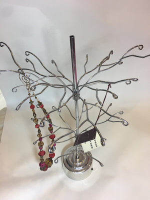 Sm Silver Twig Rotating Tree